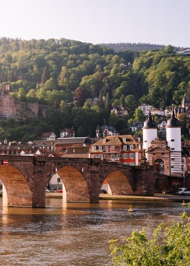 Heidelberg Alte Brücke über den Neckar
